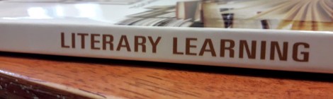 A photo of Sherry Linkon's book Literary Learning on a wooden table